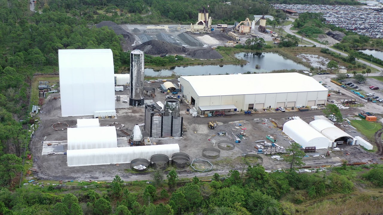 SpaceX Coastal Steel Site 21 December 2019