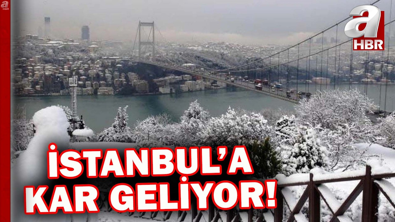 Meteoroloji uyardı! İstanbul'da kar yağışı bekleniyor! | A Haber