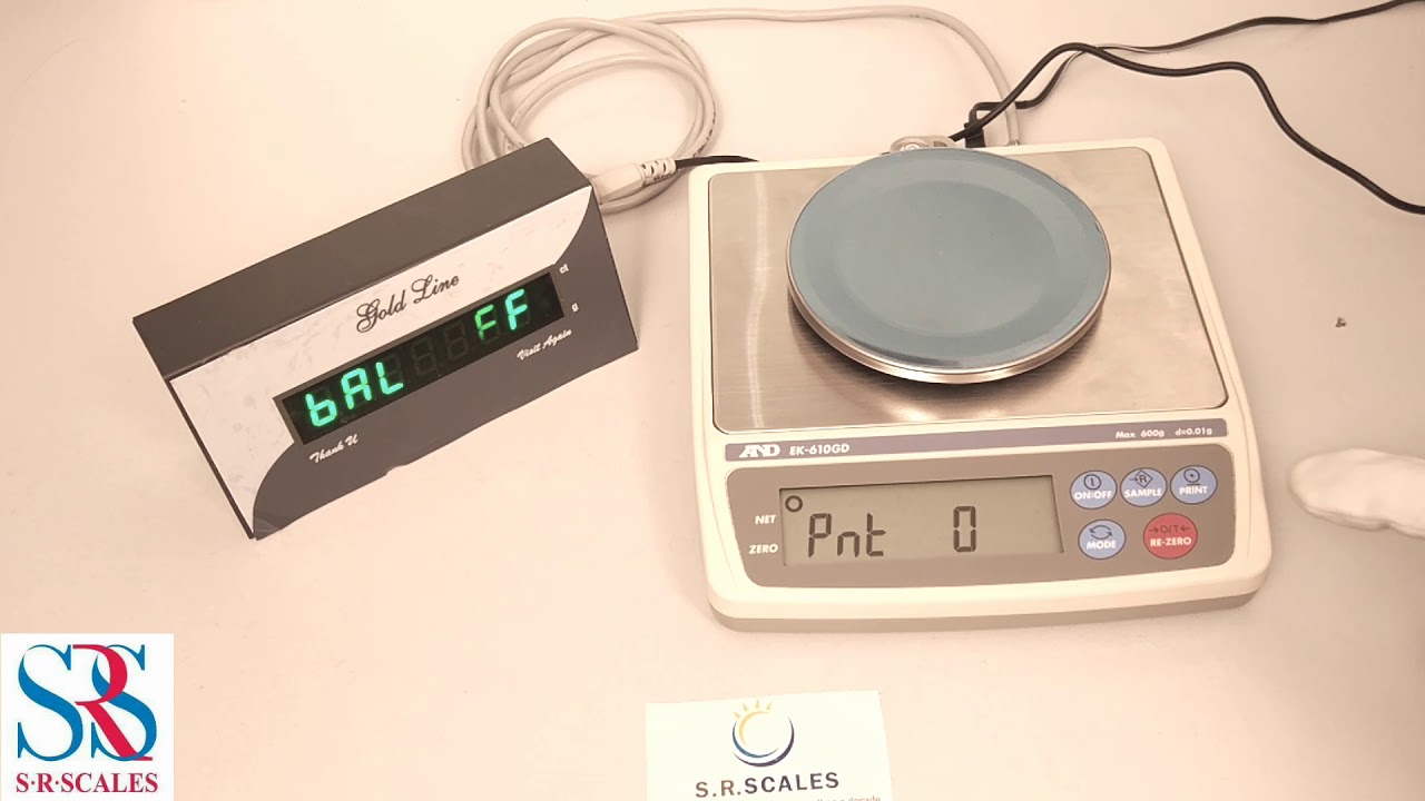 AND EK610GD DISPLAY SETTING
