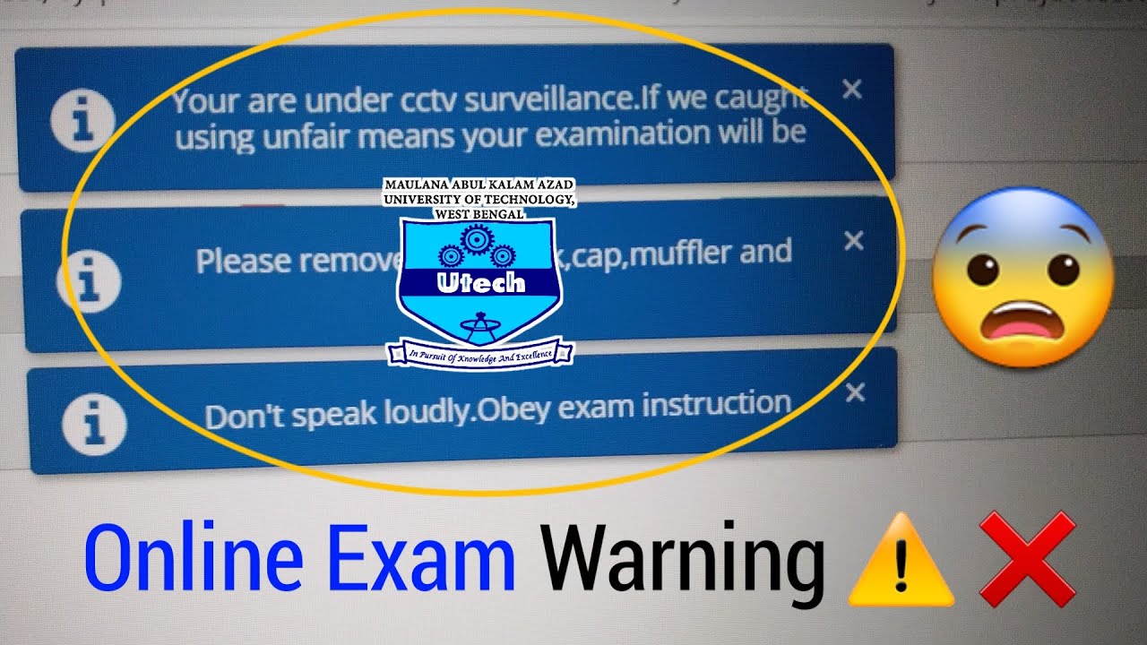 Makaut Exam Warning⚠️ Reality 😨❗| Exam Cancel ❌ MAKAUT Online Exam Warning Notification Reality