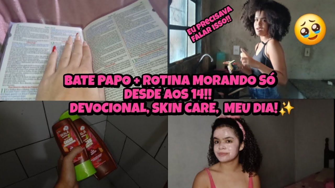 VLOG: BATE PAPO, SKIN CARE, DEVOCIONAL E MEU DIA!!!