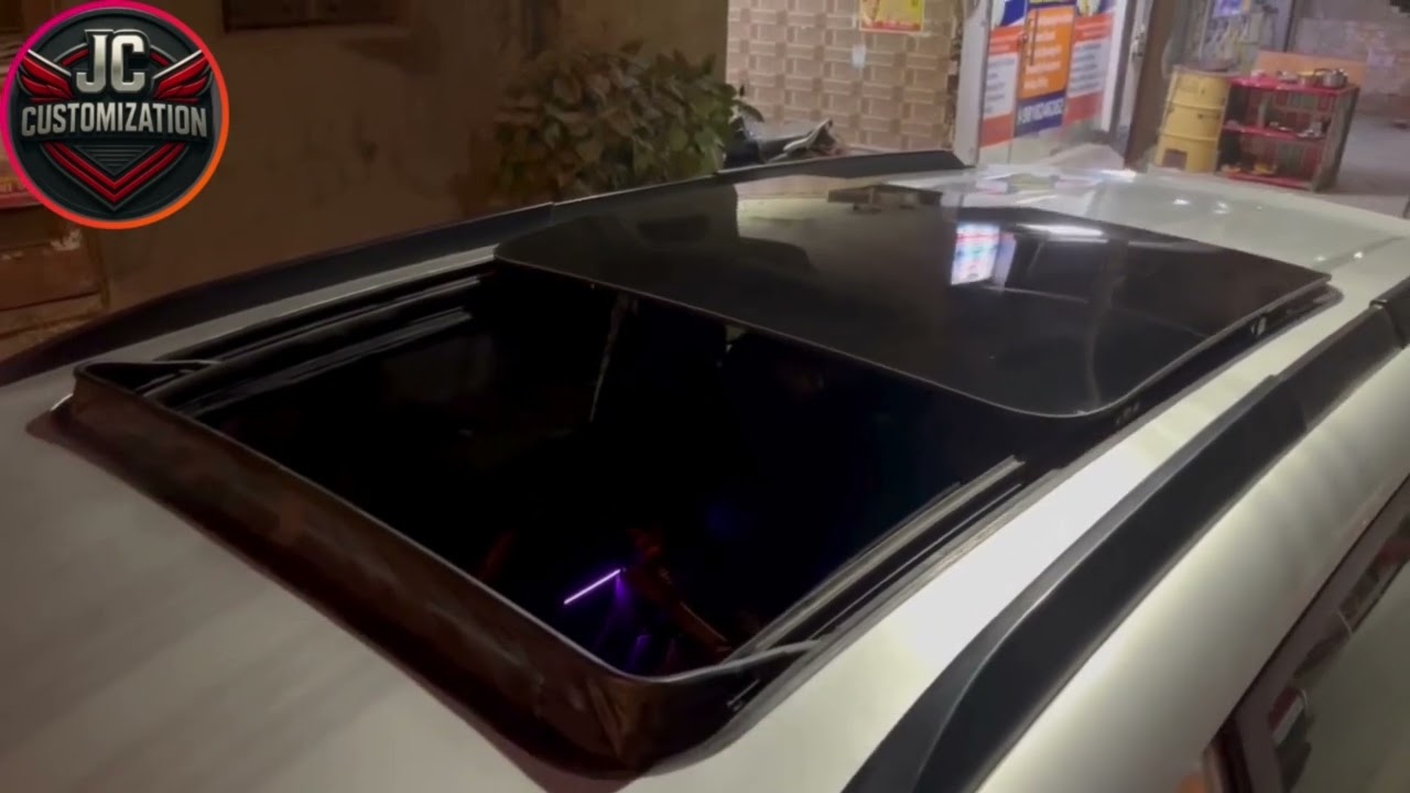 Transform Your Mahindra XUV500: Sunroof Installation at JC Customization Garage!