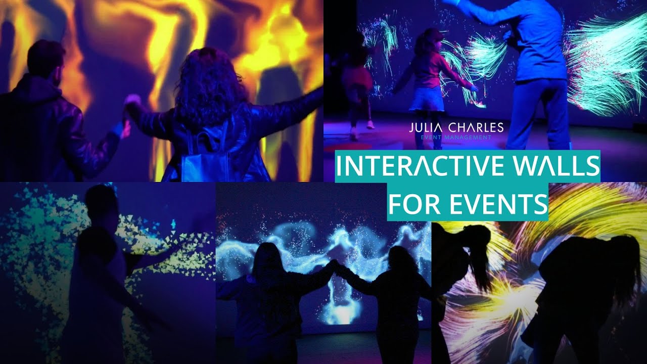 Interactive Walls for Events | Immersive Digital Projection Experience