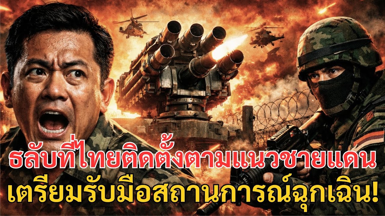 นาทีระทึก! เผยภาพอาวุธลับที่ไทยติดตั้งตามแนวชายแดน เตรียมรับมือสถานการณ์ฉุกเฉิน!