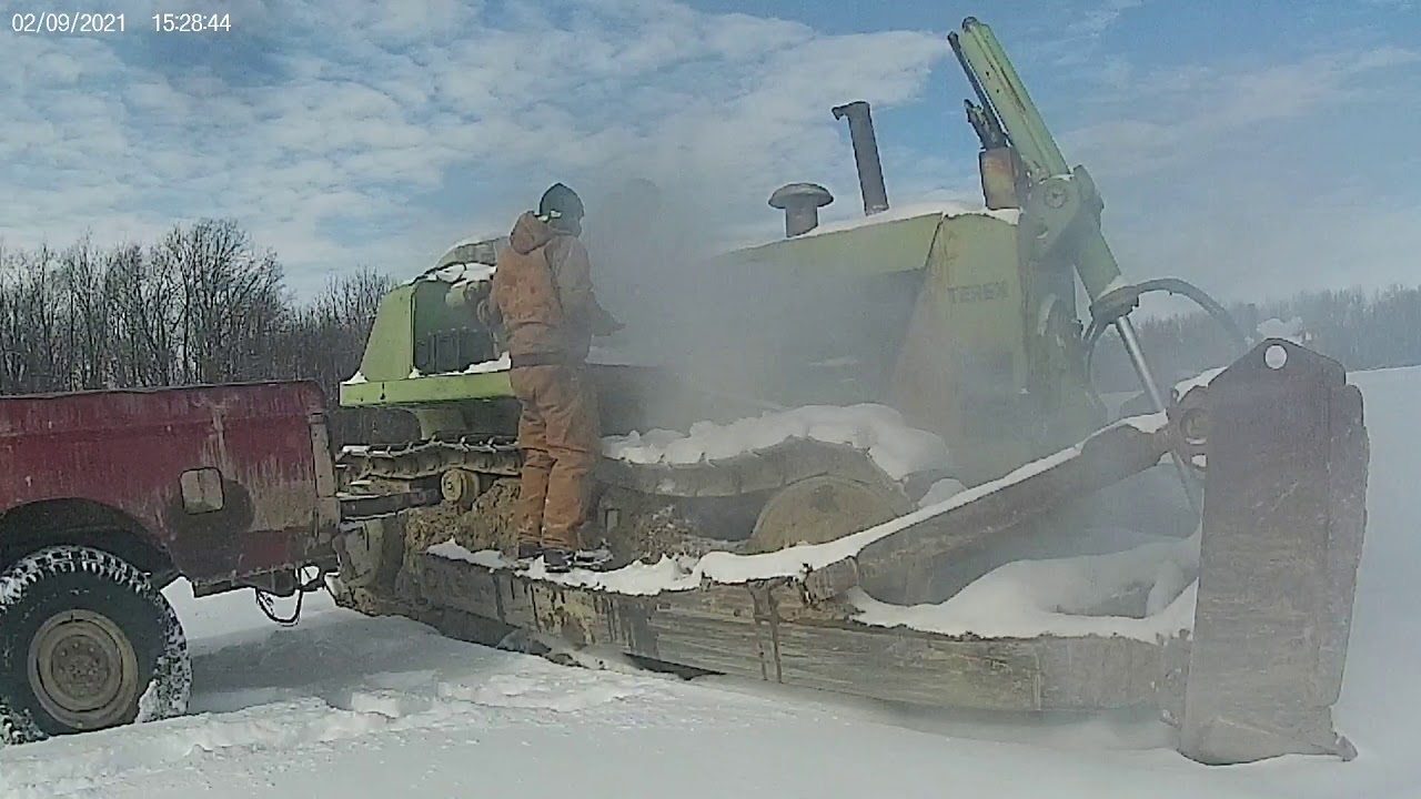 Cold start 8v71 2 stroke Detroit      (82-40 TEREX)