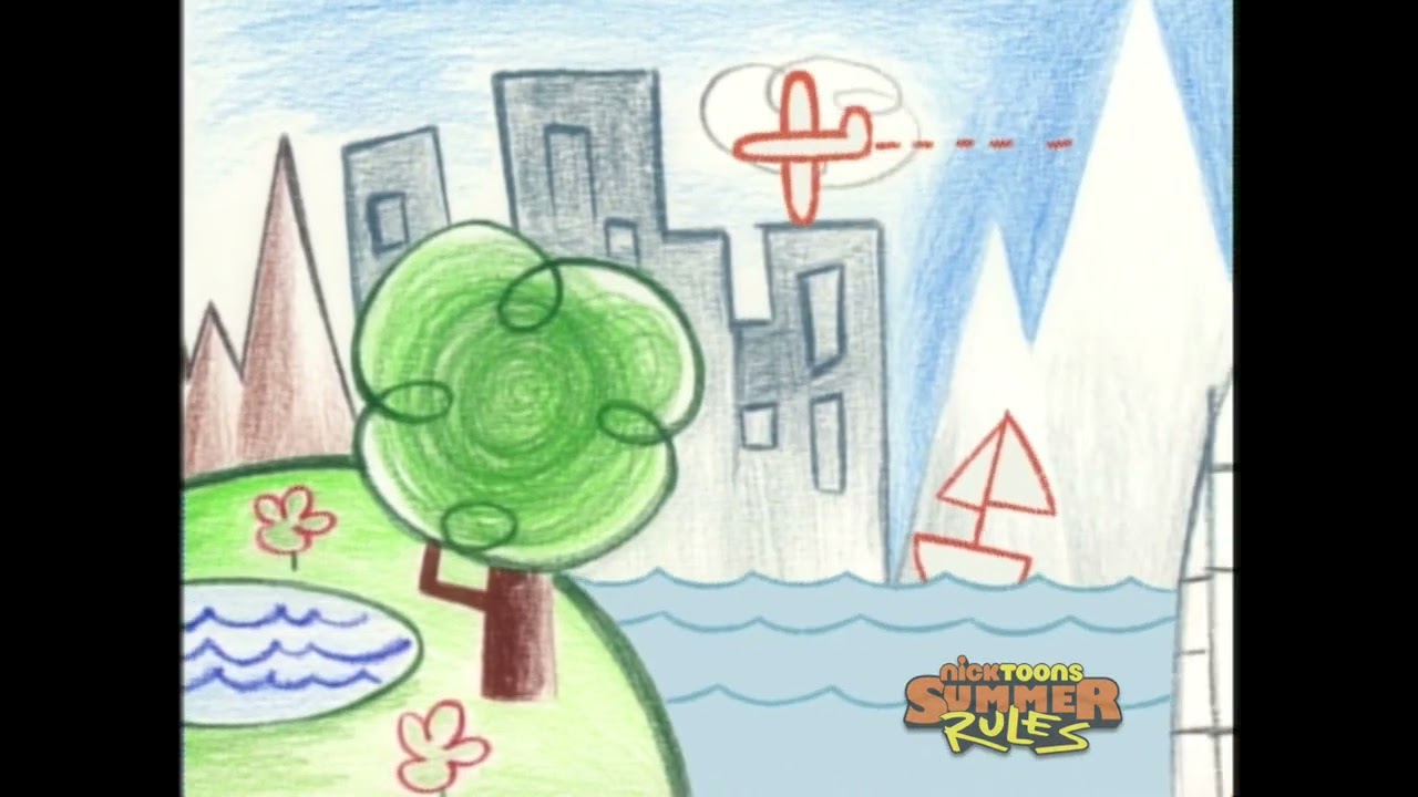 ChalkZone Rudy goes to ChalkZone for the first time (Nicktoons Airing/RECREATION)