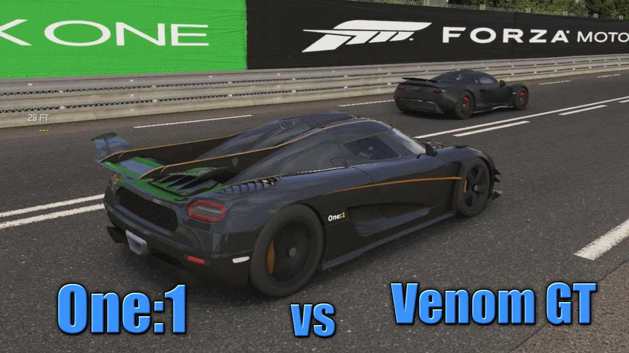 Forza 6 - Koenigsegg One:1 vs Venom GT - Digs & Rolls Ep. 4 - 260 MPH [HD]