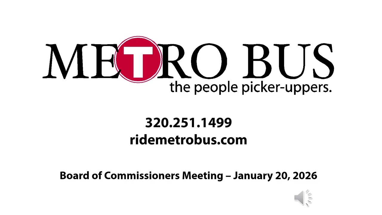 St Cloud Metropolitan Transit Commission Board of Commissioners Meeting 1.20.2026