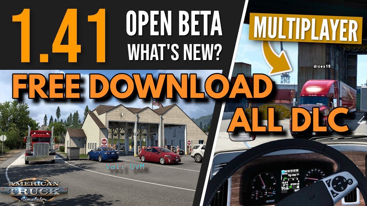 TUTORIAL: Instalare ATS v1.41.1.0 + Toate DLC-urile | AmericanTruckSimulator 2021