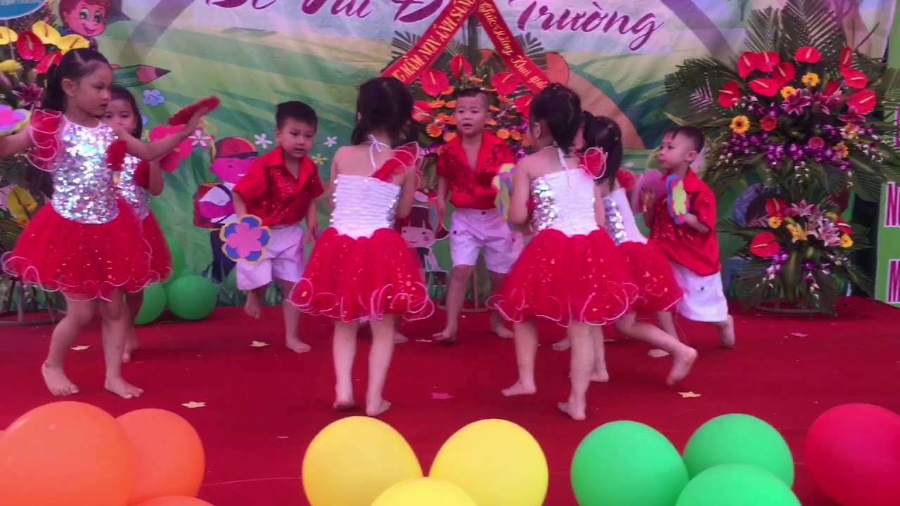 Múa Ngày vui của bé| Trường mầm non Tuổi Thần Tiên - Hải Phòng