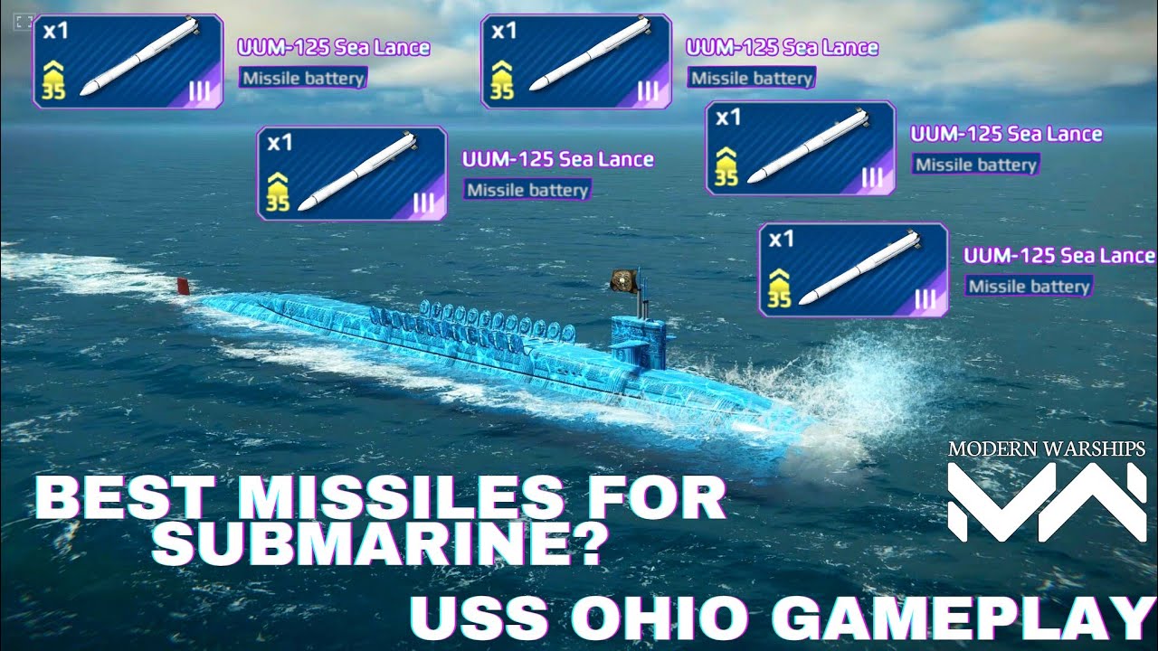 Modern Warships USS Ohio Full UUM-125 Sea Lance Missiles - Best Missile For Submarine?