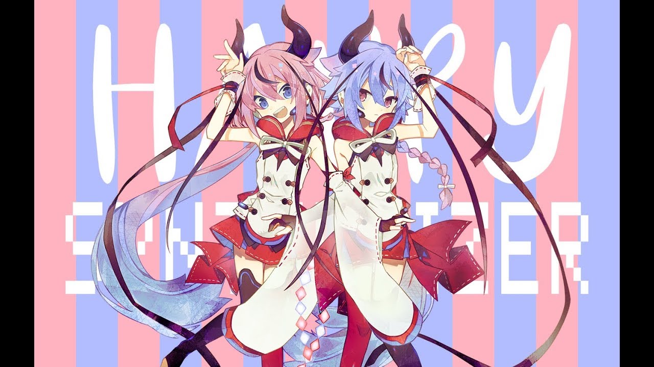 【Meika Hime・Mikoto】Happy Synthesizer ハッピーシンセサイザ 【VOCALOIDカバー】