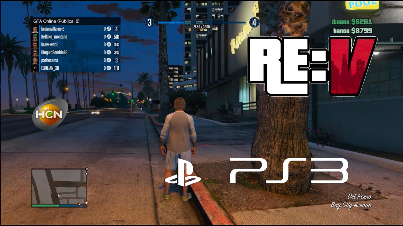 Como jugar GTA: RE V Online en PS3 sin USB HFW/Hen