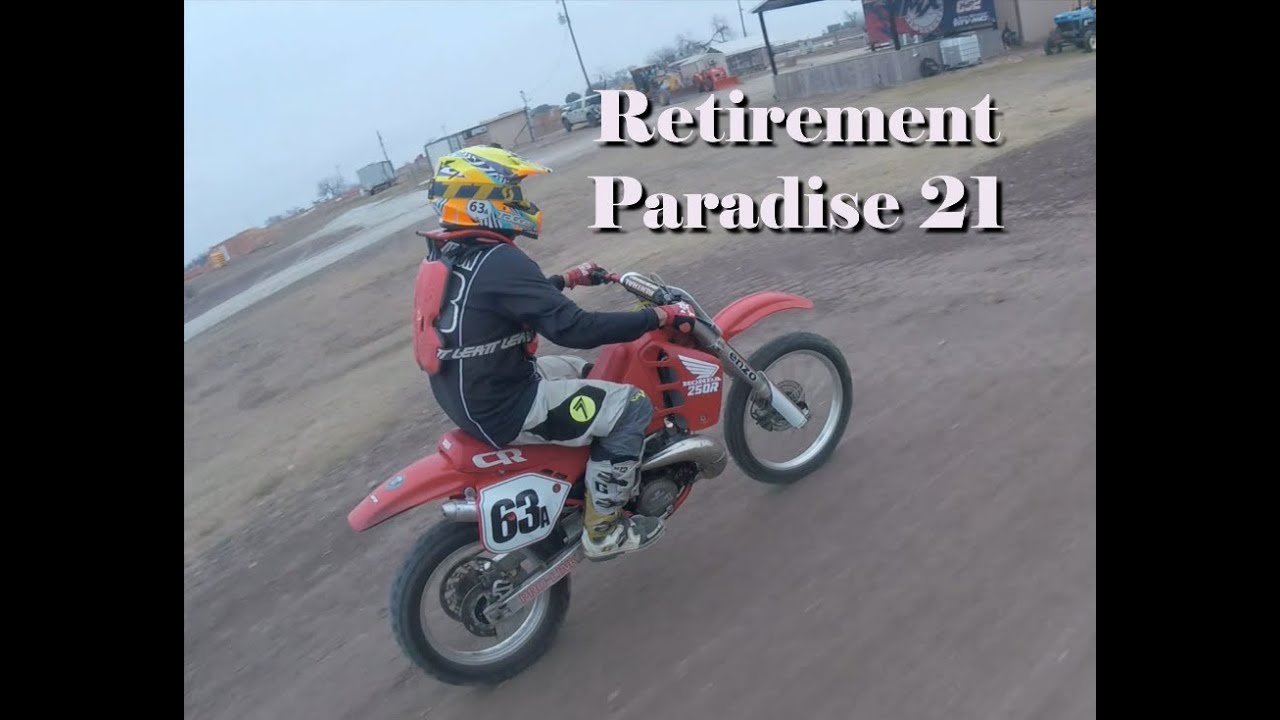 Cool January Ride — 1986 & 1989 CR250R on the Waco Track
