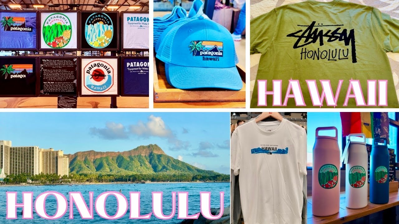 【最新ハワイ2025】即完売⁉️ハワイ限定Tシャツが買える人気ショップ3選❣️Stussy, Patagonia, North Face