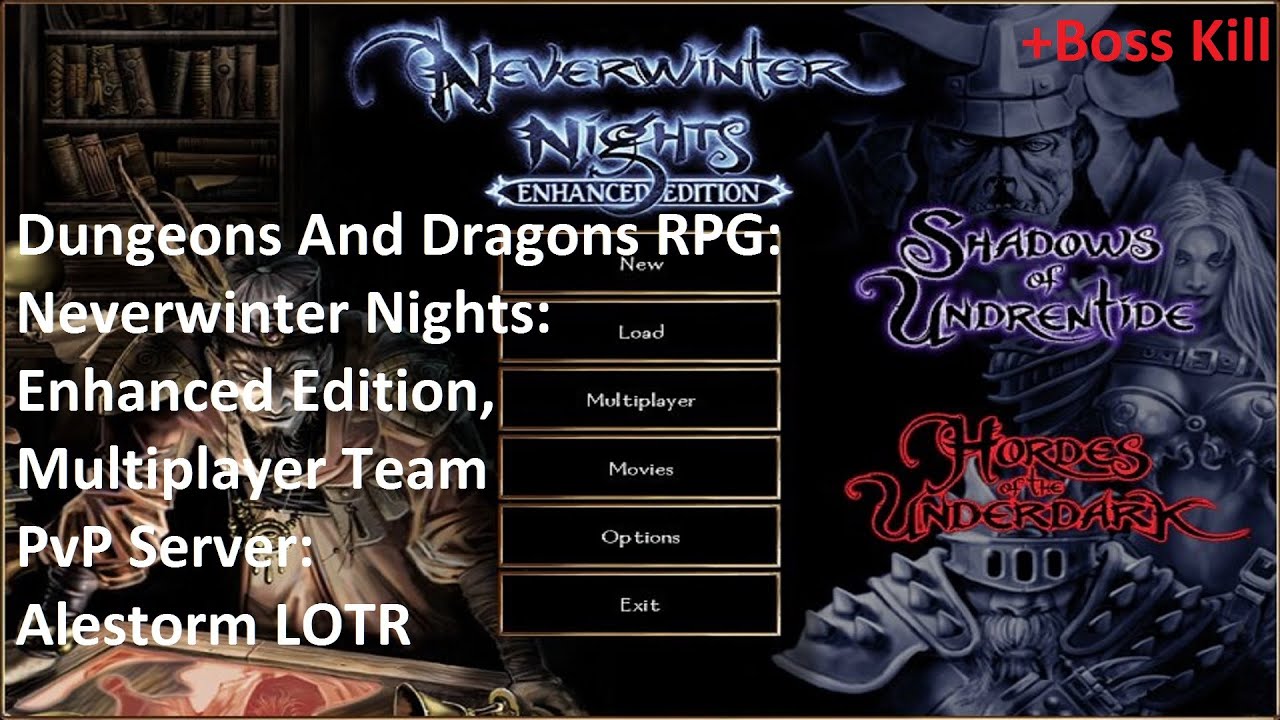 Stream20,NWNEE,TeamPvPServerAlestormLOTR,Build№12RaceElfClassesFighterRogueWeaponMaster1(04.09.2023)
