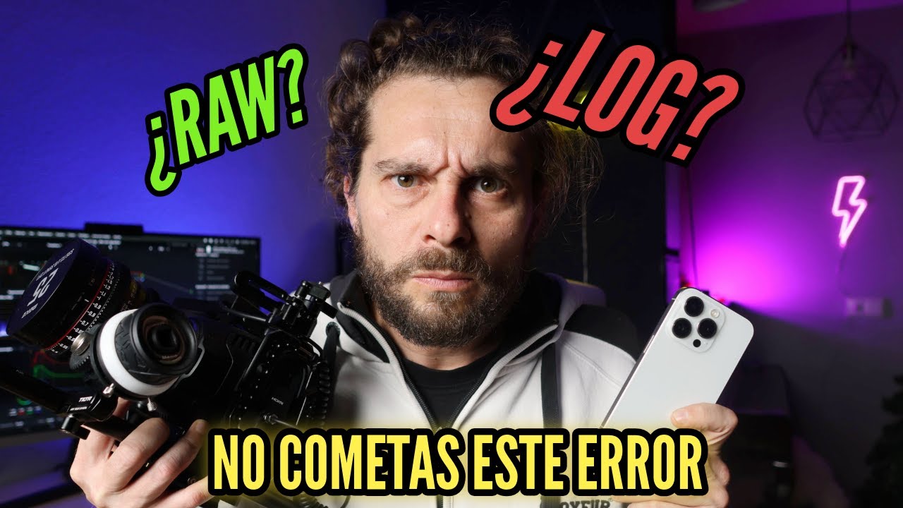 Grabas en LOG pero crees que es RAW?