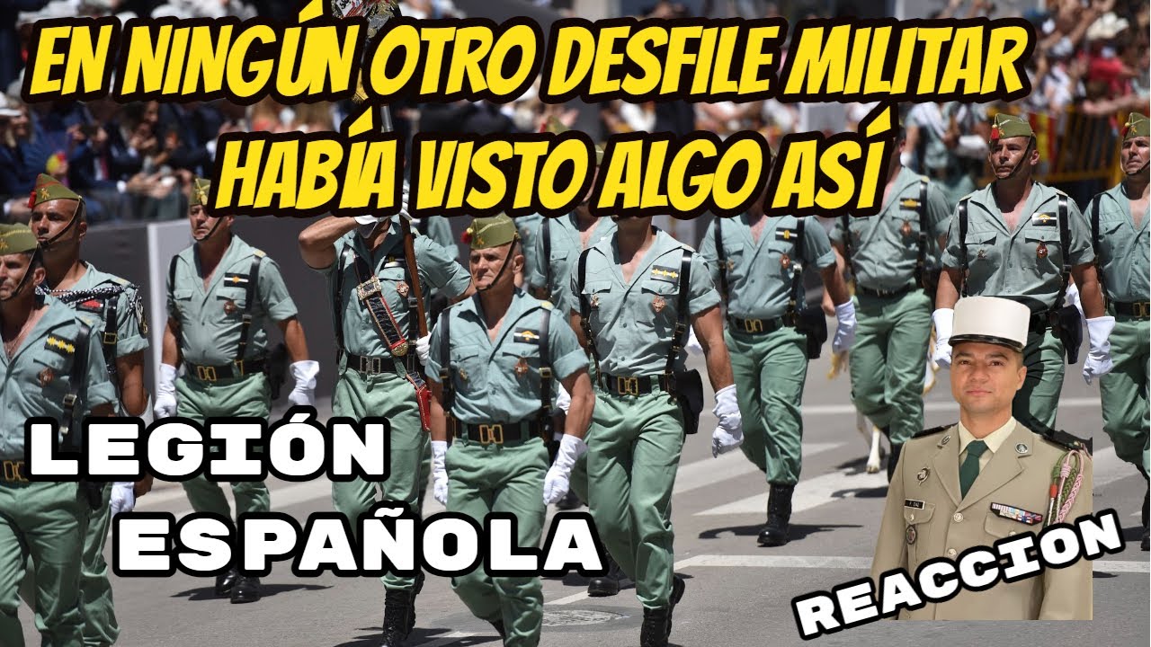 En ningún otro desfile militar había visto algo así | Legión Española