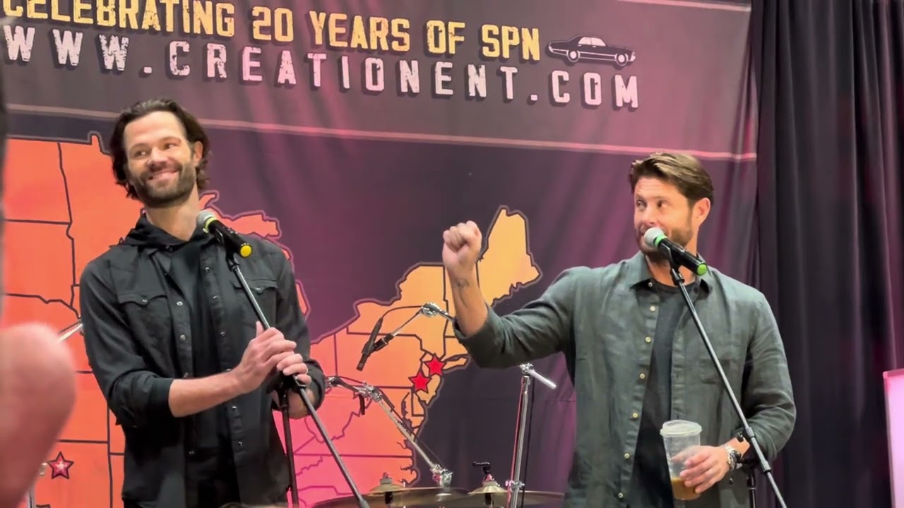 Jensen Ackles/Jared Padalecki gold J2 panel Oklahoma City