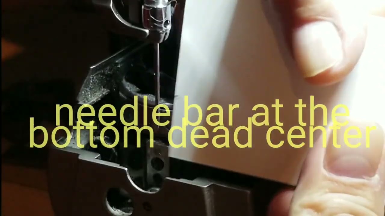 Cobra Class 26 needle hook timing inspection and reset procedures.