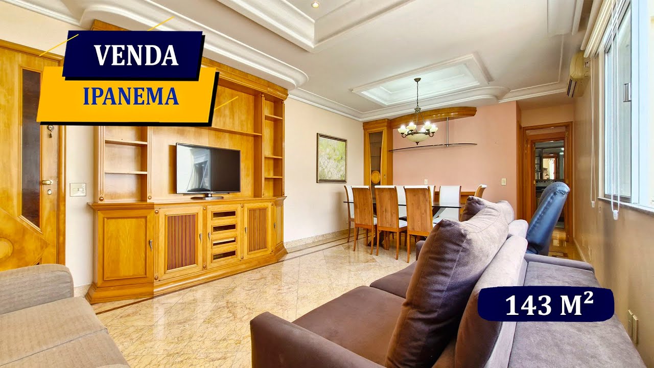 IPANEMA RAINHA ELIZABETH REFORMADO PORTEIRA FECHADA 143M2 3 QUARTOS 4 BANHEIROS PLAY P.24H VAGA