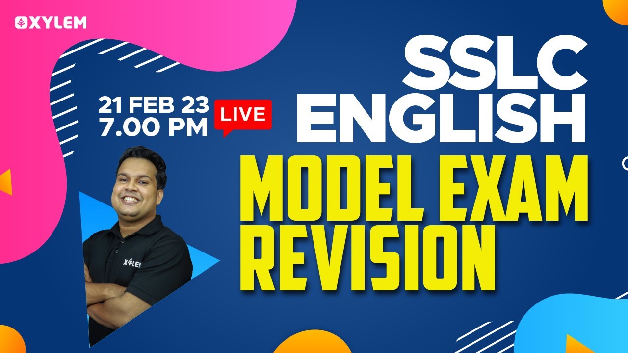 SSLC ENGLISH | MODEL EXAM REVISION | XYLEM SSLC