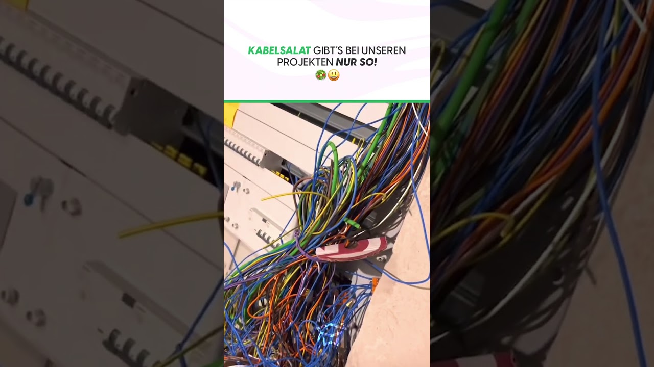 We Love Kabelsalat 🥗😂 #memes #kabelsalat #smarthome #elektriker #loxone #knx #basalte
