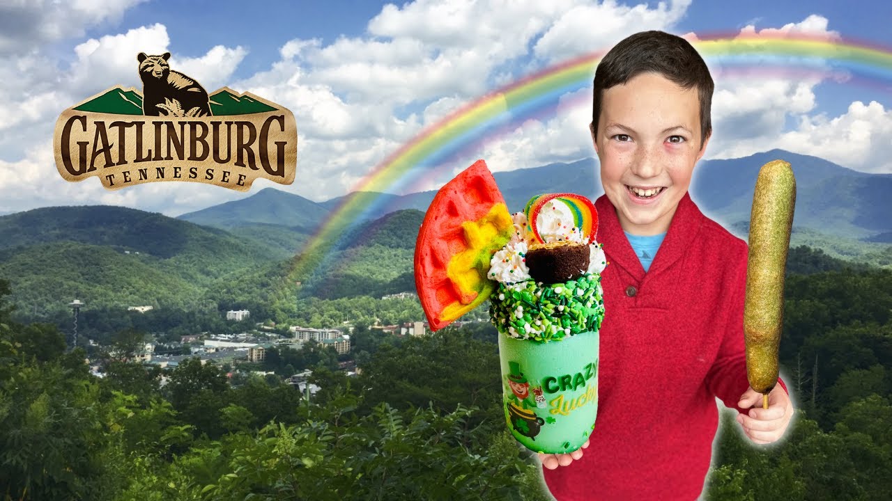 Gatlinburg Tennessee Spring Break Crowds & Saint Patrick's Day Food