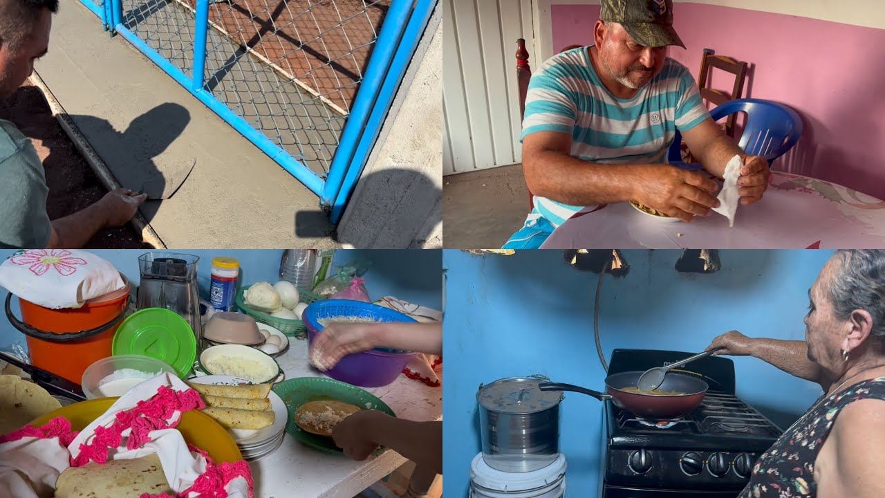 Hizo por primera vez ese trabajo 👀//nos quedamos a comer 😋//tocó hacer las enchiladas😋