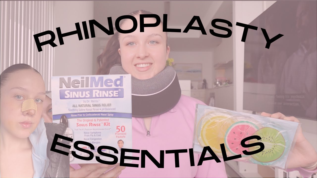 EVERYTHING YOU NEED FOR YOUR NOSE JOB | RHINOPLASTY ESSENTIALS