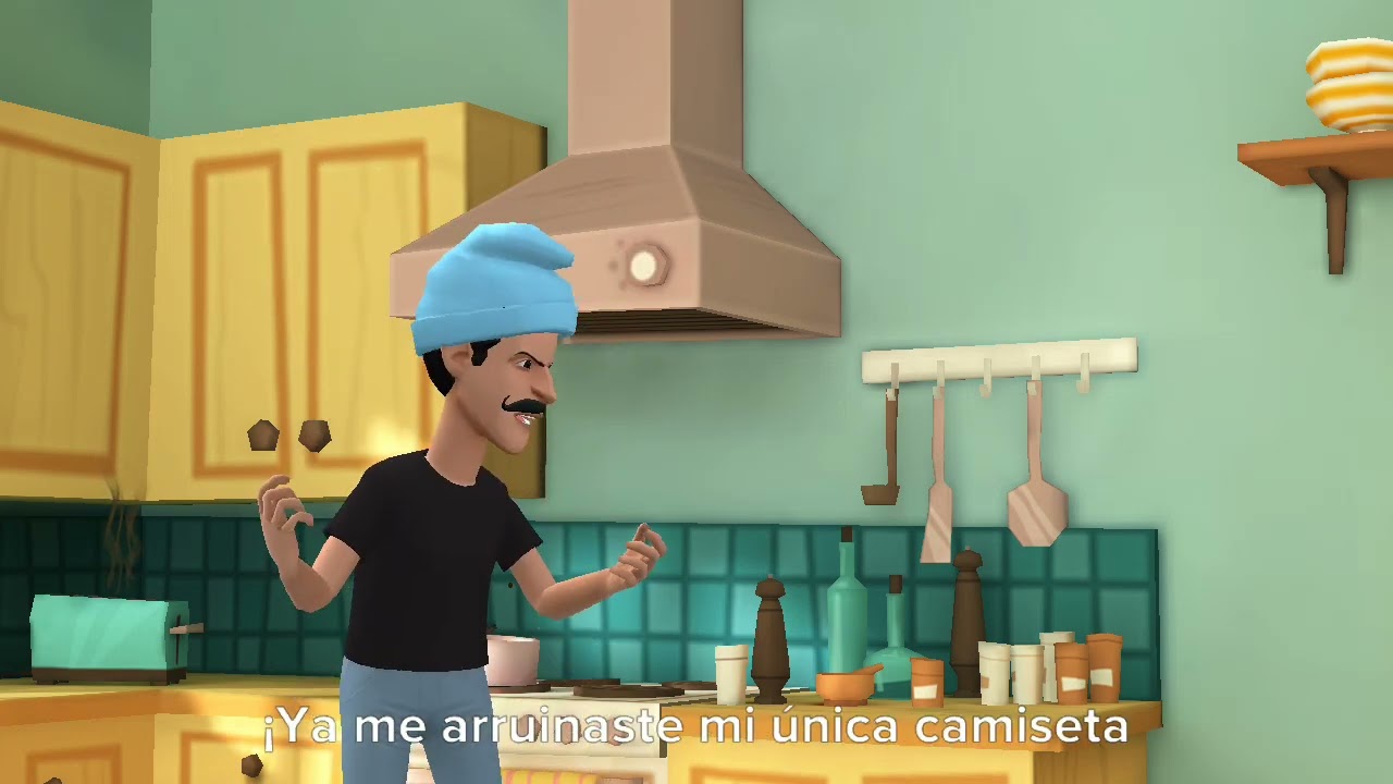 Papá Infantil se comporta mal con su niñero Don Ramón/Castigado