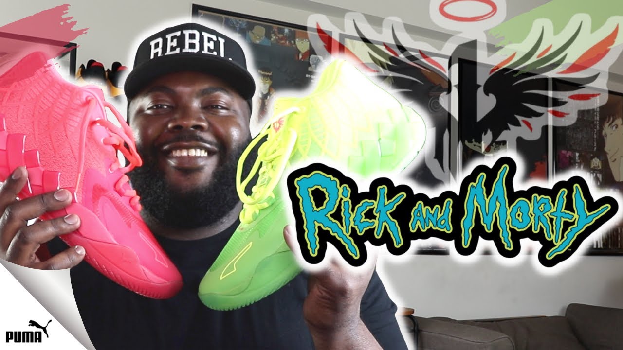 THE PUMA MB.01 RICK AND MORTY IN HAND REVIEW + ON FOOT. THE FUNNEST SHOE I OWN.
