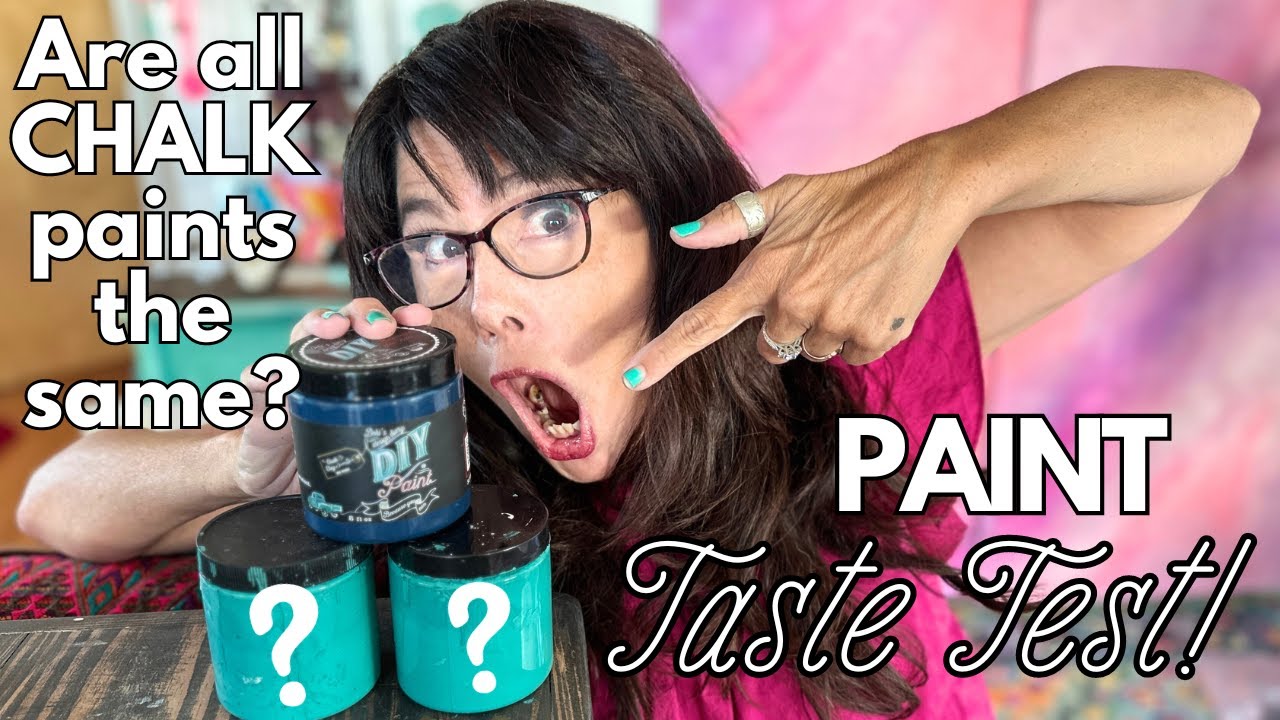 Are all CHALK paints the same? Taste test challenge