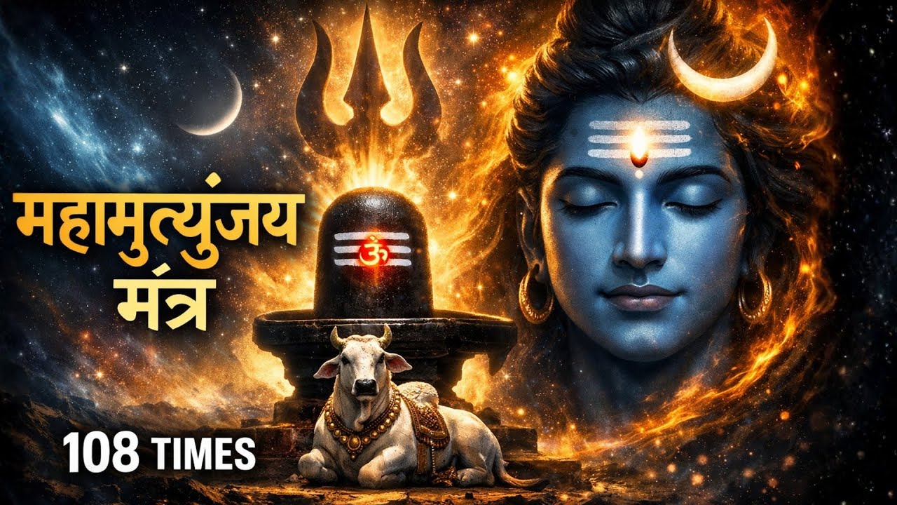 महामृत्युंजय मंत्र 108 बार | अकाल मृत्यु से रक्षा | Powerful Shiva Protection Mantra