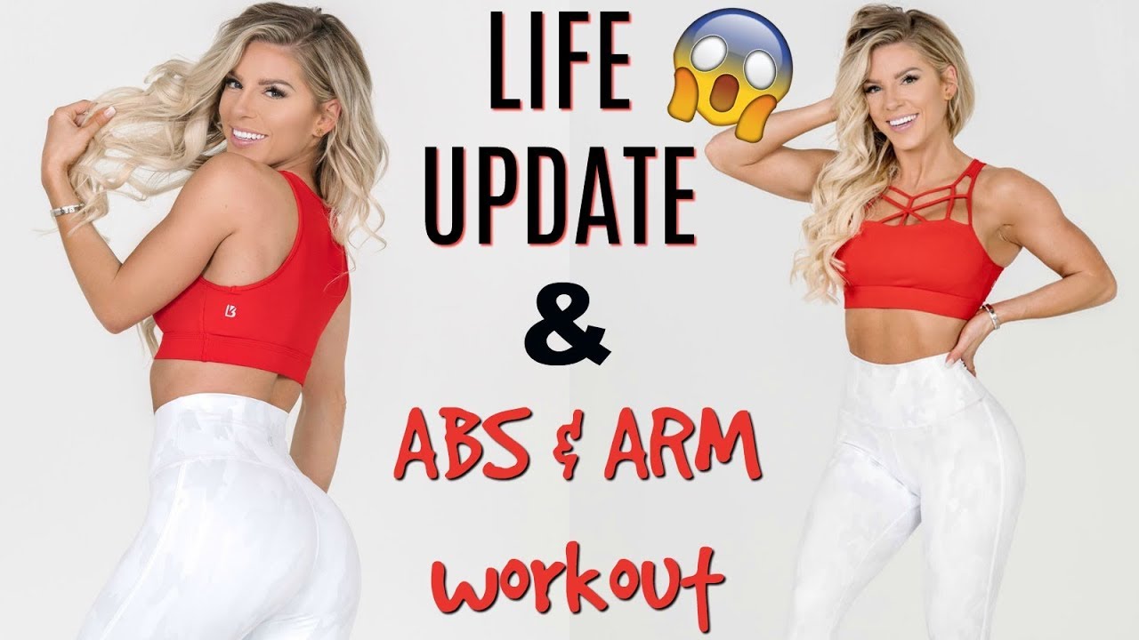 LIFE UPDATE & ABS/ARM Workout | My 30 Day Program