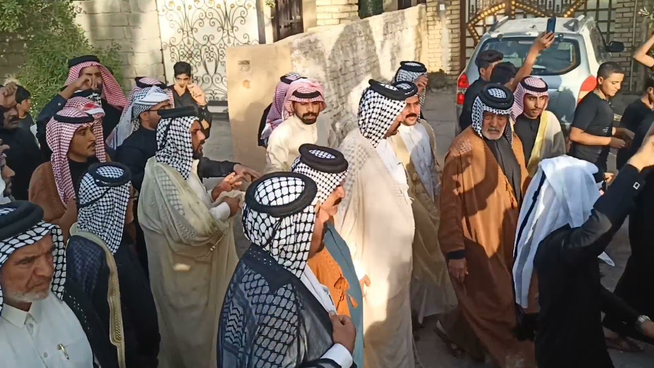 دخول شباب عشيرة آل هليل بني ركاب في يوم السابع المرحوم السيد ياسر ال معيوف