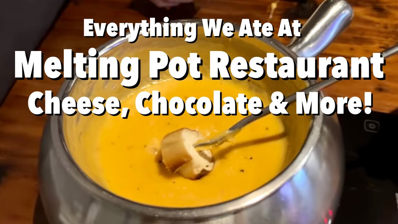 Melting Pot Restaurant - 4 Course meal with Cheese Fondue, Chocolate Fondue and Steak