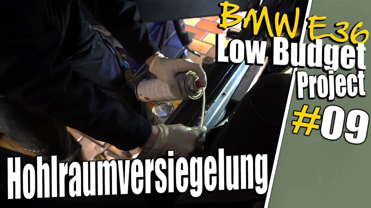 BMW E36 Low Budget Projekt #09 ❌Hohlraumversiegelung🙈