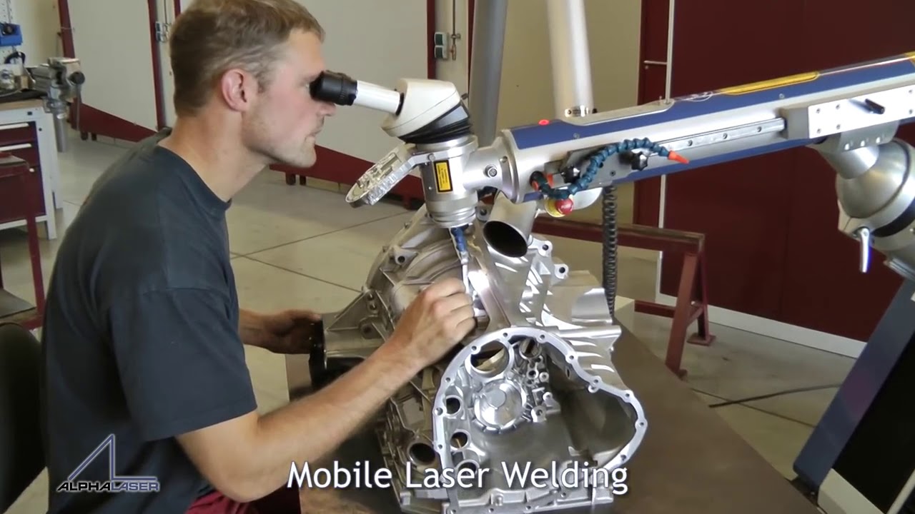 Mobile laser welding using ALFlak   ALPHA LASER