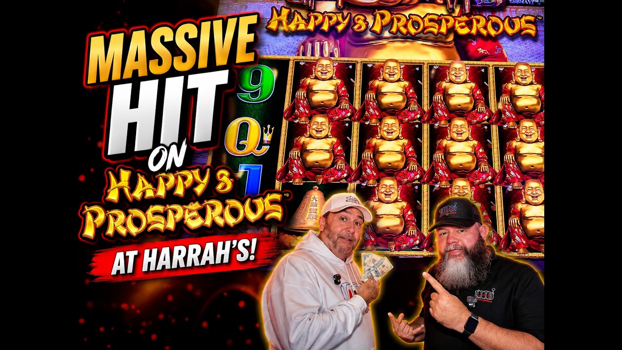 Slot Machine RUNS at Harrah's Casino | No Edits