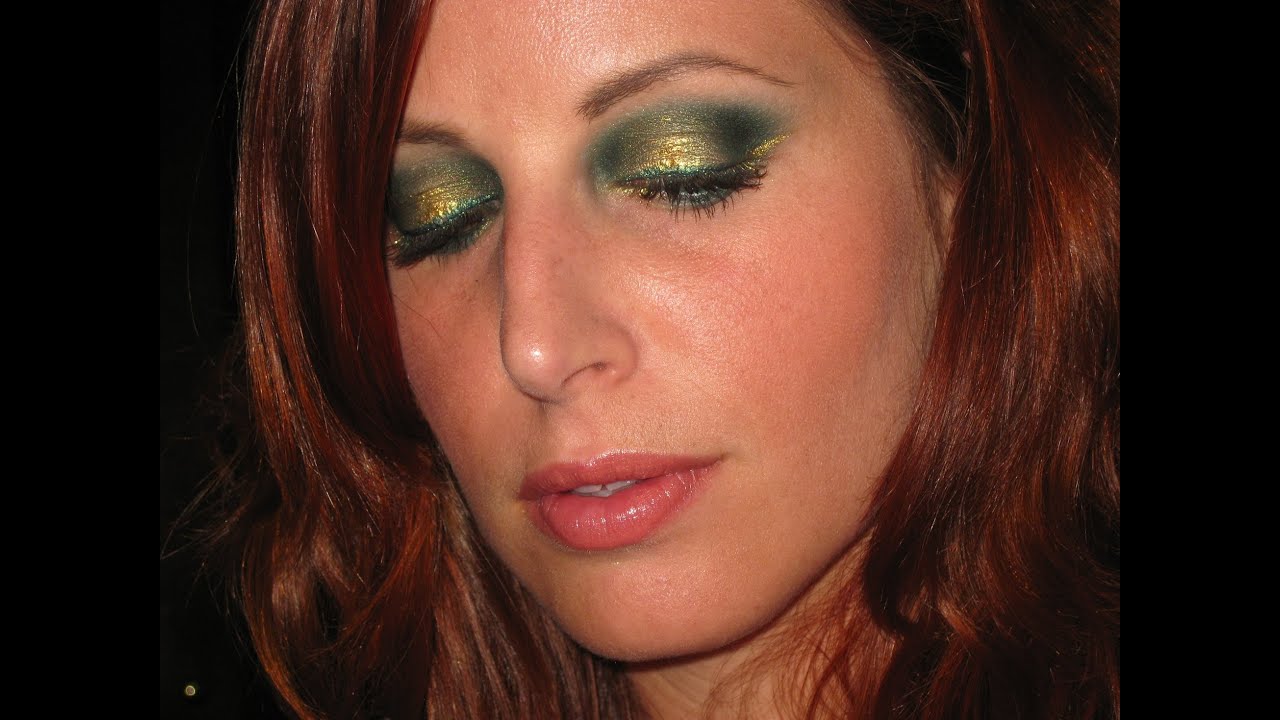 Makeup Tutorial Trucco Golden Green