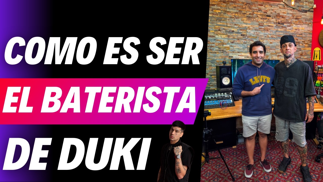 ENTREVISTA a ANDY VILANOVA BATERISTA de DUKI y CARAJ0 🥁: SU LEGADO, FORMA de TOCAR y MAS 🥁 - PARTE 1