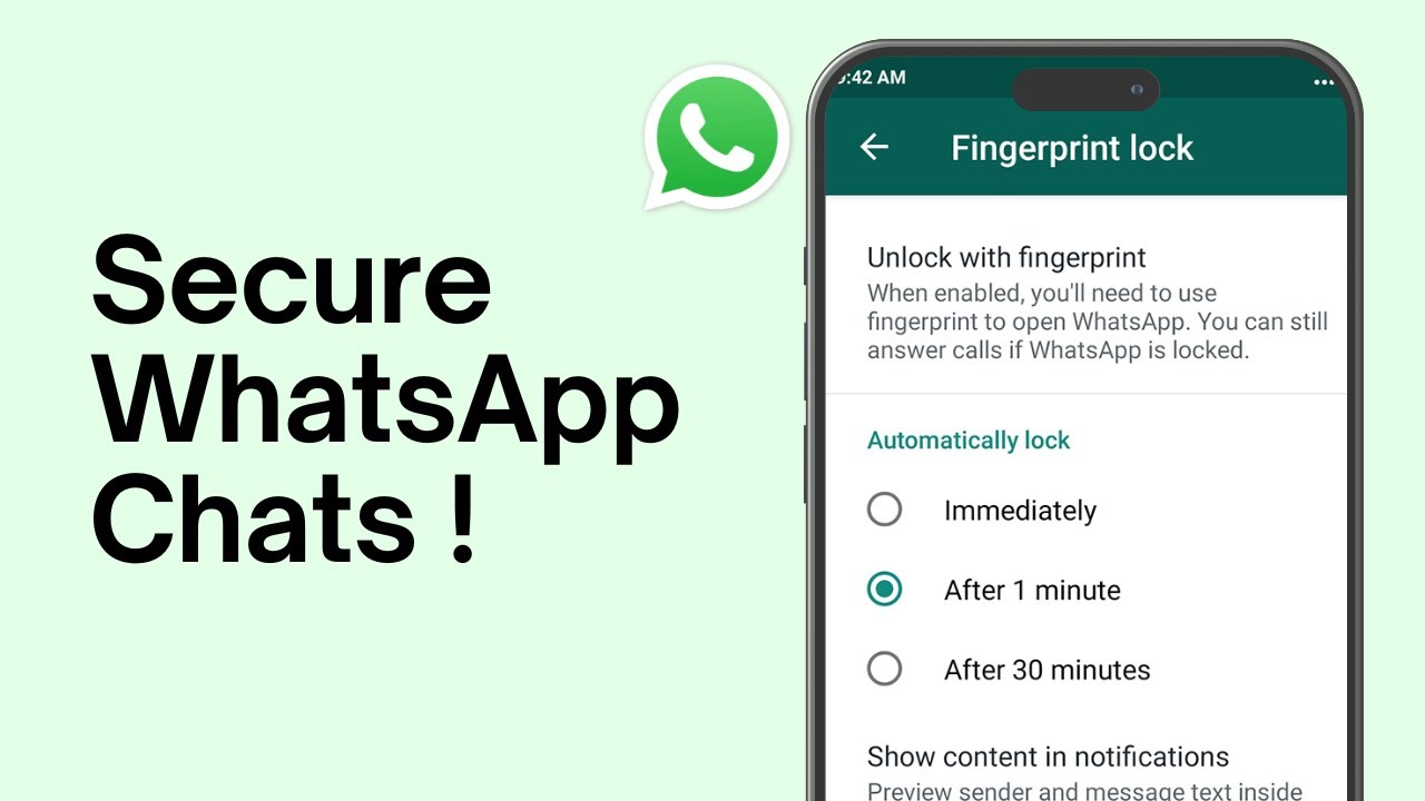 How to Lock WhatsApp with Fingerprint on iPhone & Android &ndash; 2025 Tutorial