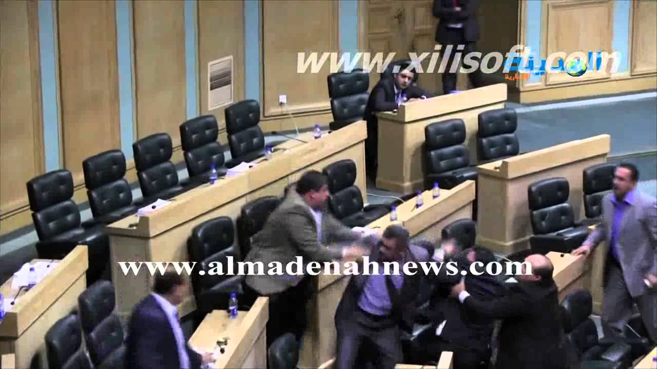 Fight in Jordanian Parliament 5