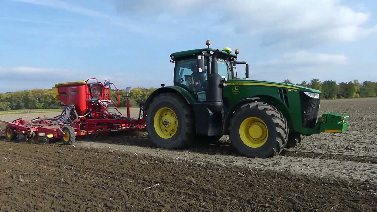 John Deere 8270R / Väderstad Rapid 600S