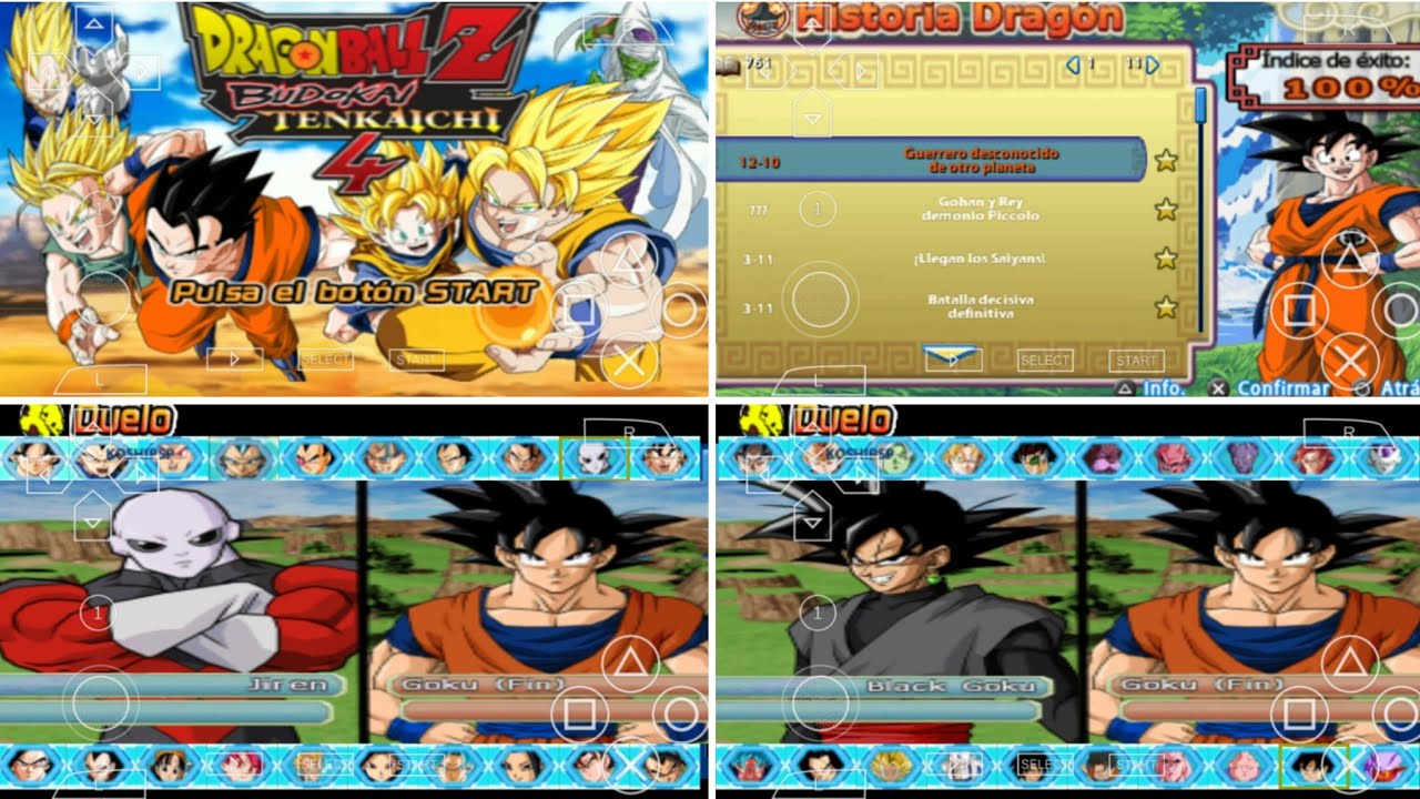 ISO DBZ TTT Budokai Tenkaichi 4 Mod – PPSSPP