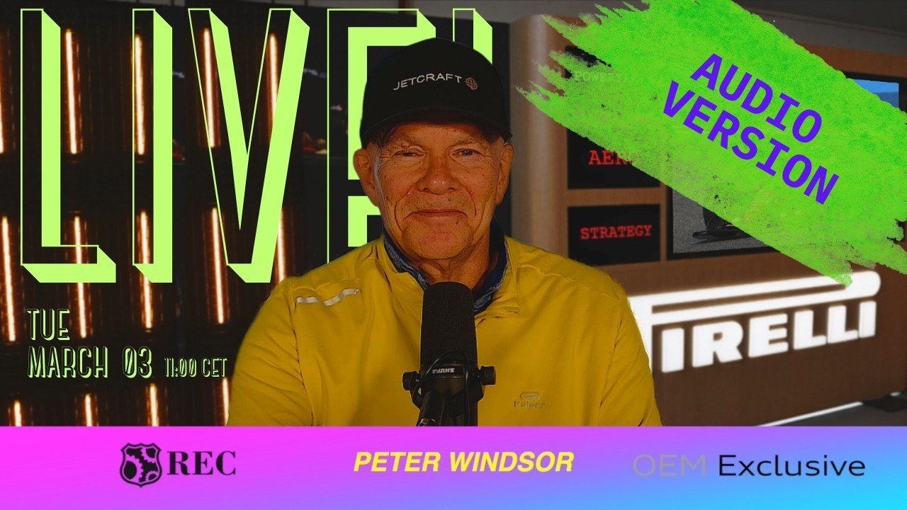 F1 Livestream 0303 with Peter Windsor