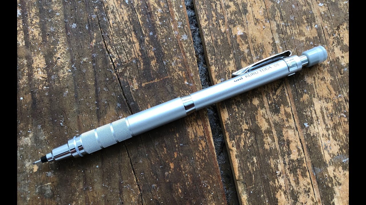 Вращающийся механический карандаш Uniball Kuru Toga: краткий обзор Shabazz