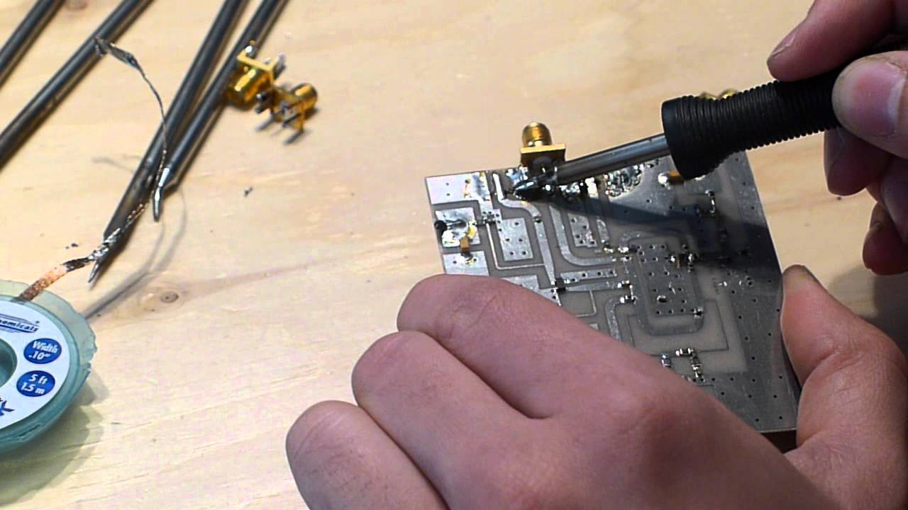 METCAL MX500 Example #2 Desoldering SMA Connector in 20 Seconds