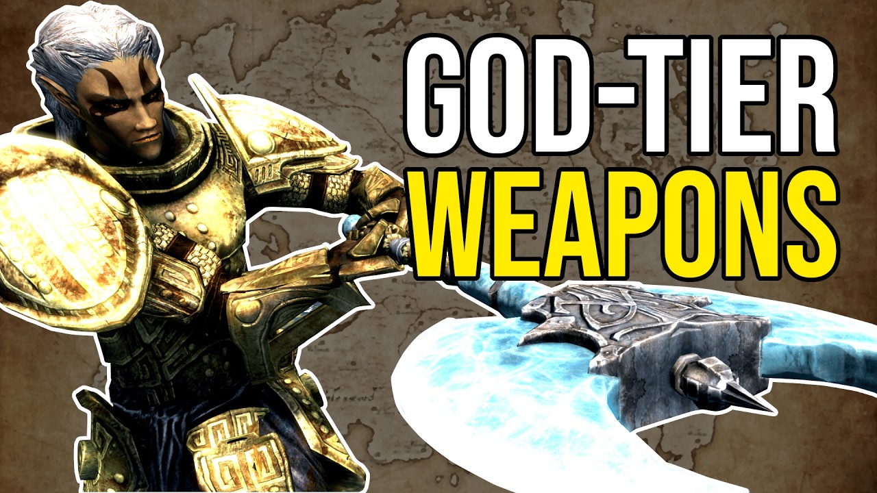 Top 20 Most BROKEN Weapons You NEED to Get in Skyrim